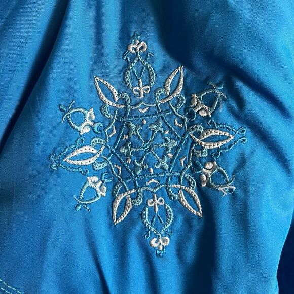 Vintage Black Bear Women’s Blue Winter Ski Jacket Size 8 80s/90s - Picture 4 of 7